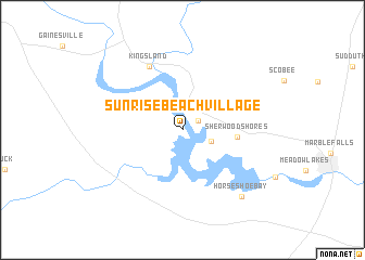 map of Sunrise Beach Village