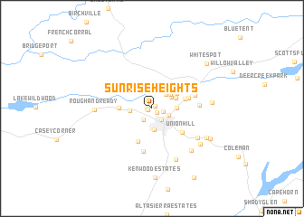 map of Sunrise Heights