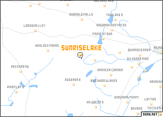 map of Sunrise Lake