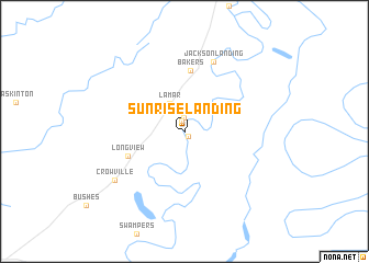 map of Sunrise Landing