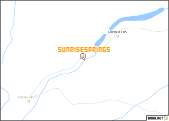 map of Sunrise Springs
