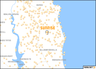 map of Sunrise