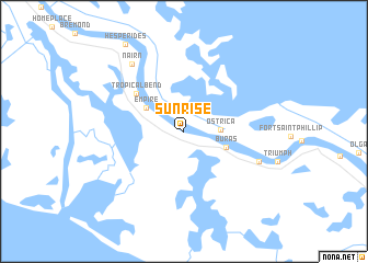 map of Sunrise