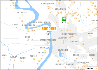 map of Sunrise