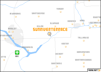 map of Sun River Terrace