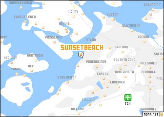 map of Sunset Beach