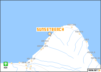 map of Sunset Beach