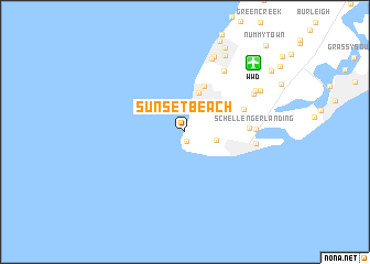 map of Sunset Beach