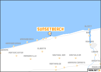 map of Sunset Beach