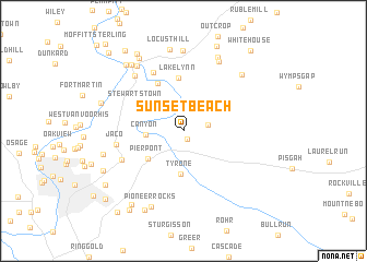 map of Sunset Beach