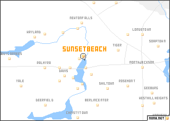 map of Sunset Beach
