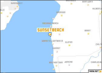 map of Sunset Beach