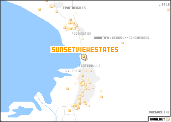 map of Sunset View Estates