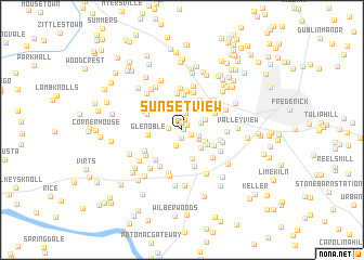 map of Sunset View