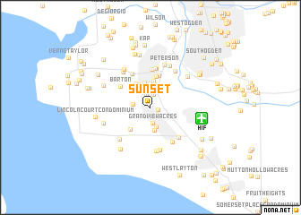 map of Sunset