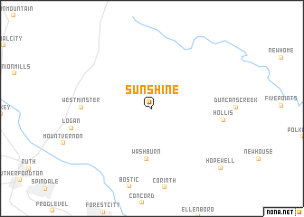 map of Sunshine