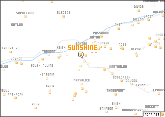 map of Sunshine