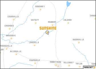 map of Sunshine