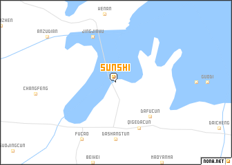 map of Sunshi