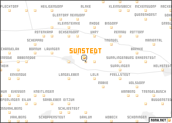 map of Sunstedt