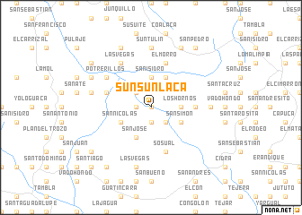 map of Sunsunlaca