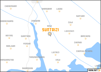 map of Suntaizi