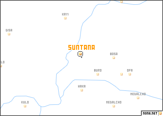 map of Suntana