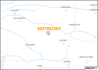 map of Suntaozhen
