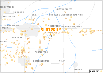 map of Suntrails