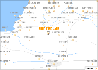 map of Sunträlje