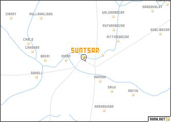 map of Suntsar