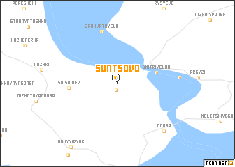 map of Suntsovo