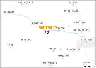 map of Suntsovo