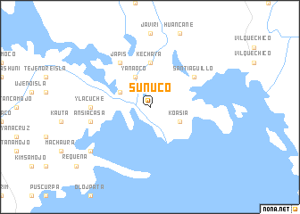 map of Sunuco