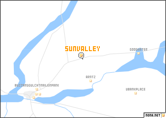 map of Sun Valley