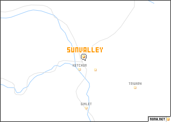 map of Sun Valley