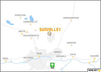 map of Sun Valley