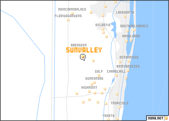 map of Sun Valley