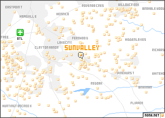 map of Sun Valley