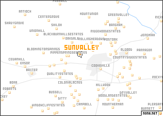 map of Sun Valley