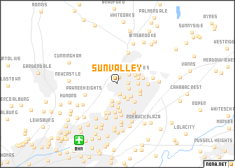 map of Sun Valley