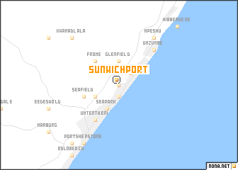 map of Sunwich Port