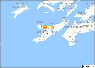 map of Sunwi-ri