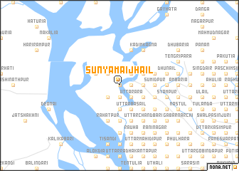 map of Sunya Māijhāil