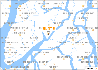map of Sunye