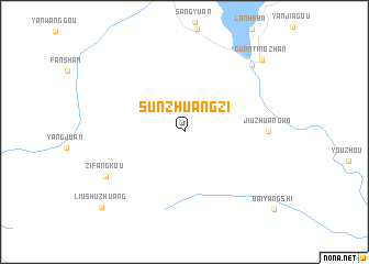 map of Sunzhuangzi