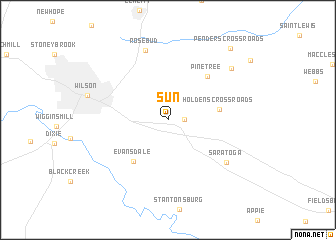 map of Sun