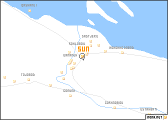 map of Sūn