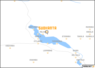 map of Suokanta