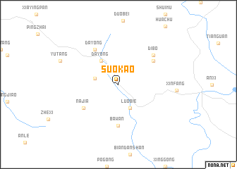 map of Suokao